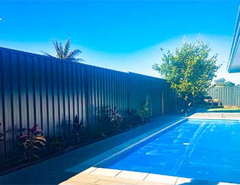 Colorbond Fence Perth Around Pool Gallery Image