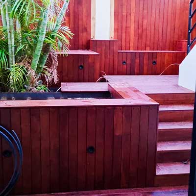 Wooden Fencing Perth Landscaping Example Images